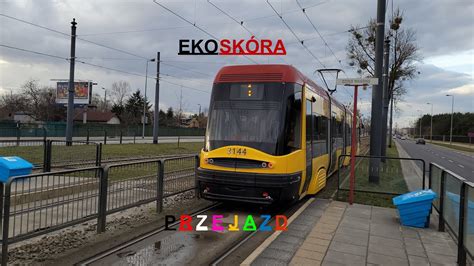 Wagon 120Na 3144 Linia 1 Przejazd Tramwaje Warszawskie