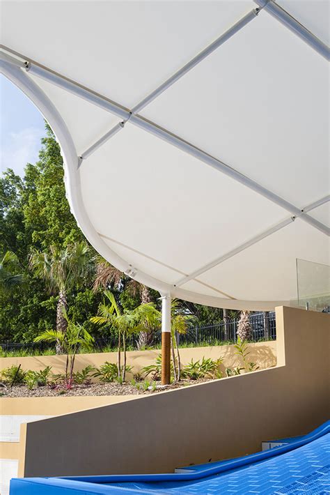 Case Study Ryde Aquatic Centre Ptfe Shade Structure Makmax Australia