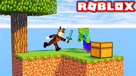 Skyblock In Roblox Roblox Skyblock Survival Youtube