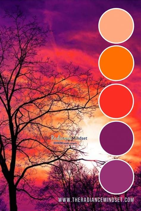 Purple Color Schemes Orange Color Palettes Red Colour Palette Color