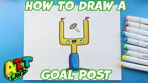 How To Draw A Goal Post Youtube