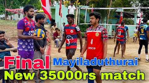 New 35000rs Match Final Set 1 Mayiladuthurai Vs Salem Elavarasan