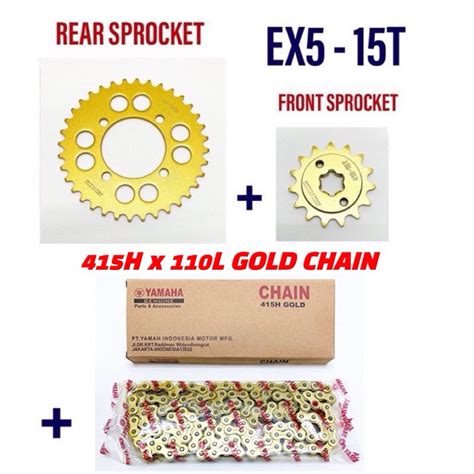 Ex Dream Sprocket Chain Set Heng Shopee Malaysia