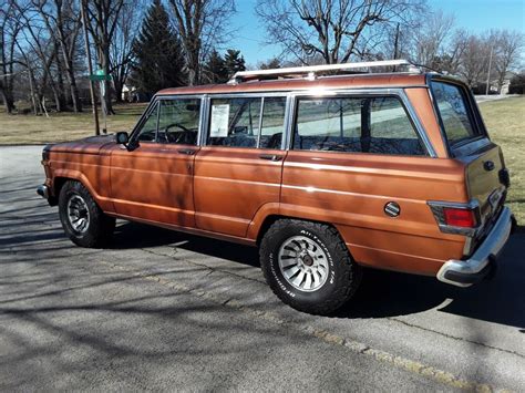 1981 Jeep Wagoneer Suv Orange 4wd Automatic Classic Jeep Wagoneer