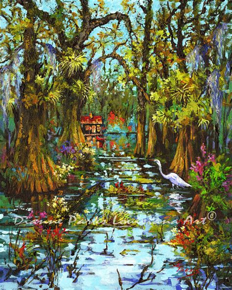 Louisiana Swamp Painting At PaintingValley Explore Collection Of