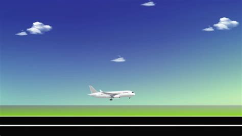 fly plane flight transportation animation  stock video  vecteezy