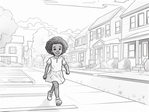 Easy Ruby Bridges Coloring Coloring Page