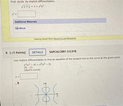 Solved Find Dy Dx By Implicit Differentiation X Xy Y Chegg