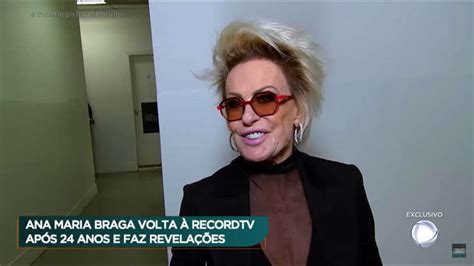 Ana Maria Braga Faz Confissão Sobre Uso De Roupa íntima E Confessa Me