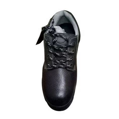 Leather Black Safety Shoes at Rs 850 in Chennai | ID: 14535841497