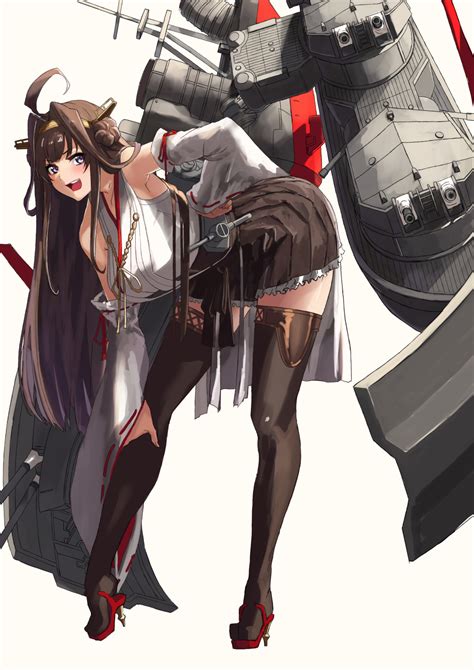 Masa St Anime Girls Basit Arka Plan Kantai Koleksiyonu Kongou