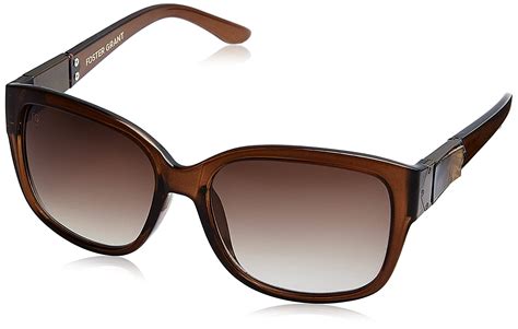 Buy Foster Grant Gradient Rectangular Women S Sunglasses Milana 200 Ind 56 Brown Color At