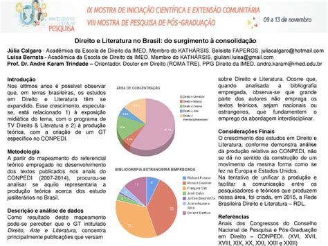 Direito E Literatura No Brasil Do Surgimento Consolida O Ppt Carregar