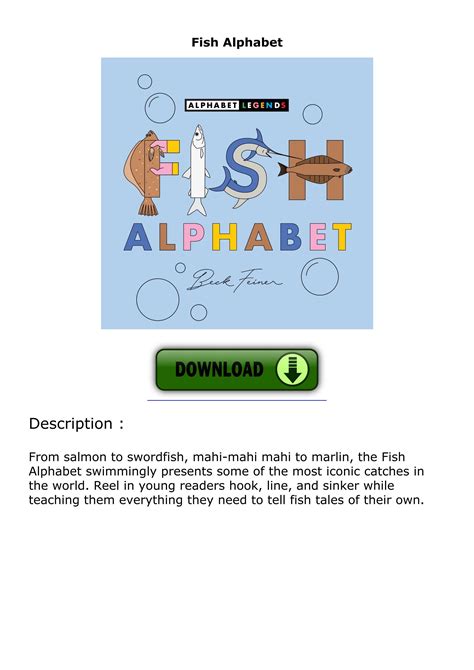 get [PDF] Download Fish Alphabet by buyketu - Issuu