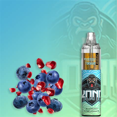 R AND M Tornado Blueberry Pomegranate 2 Nicotine Buzz Vapes