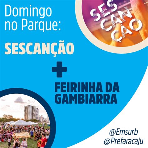 Domingo é dia de Sescanção e Feirinha da Gambiarra no Parque da