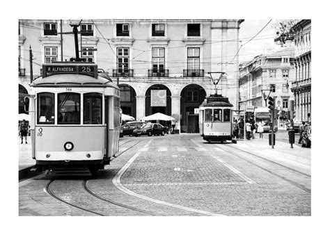 Trams In Lisbon Poster Photographs Gallerix Co Uk