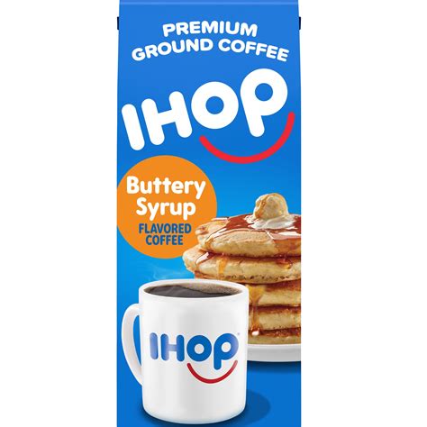 Ihop Buttery Syrup Flavored Ground Coffee 11 Oz Bag