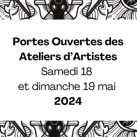 Save The Date Portes Ouvertes Des Ateliers D Artistes