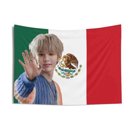 Riize Shotaro Blonde Hair Photo Flag Banner Riize Shotaro Mexican