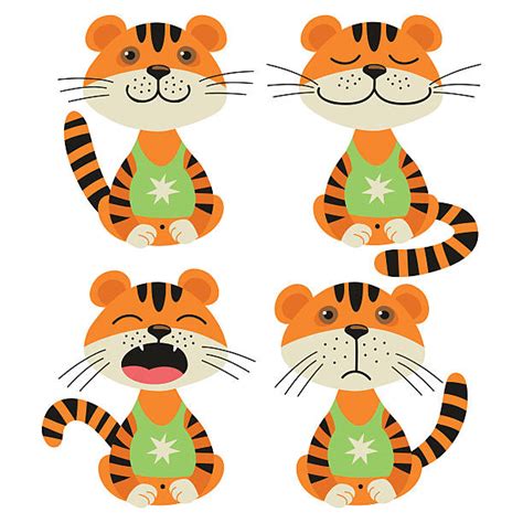 Best Sad Tiger Illustrations, Royalty-Free Vector Graphics & Clip Art ...