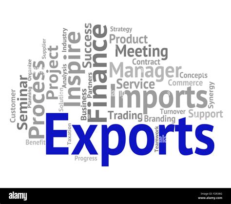 exports word meaning sell   exporting stock photo alamy