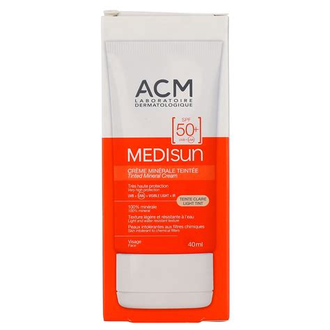 Acm Medisun Cr Me Solaire Min Rale Teint E Spf