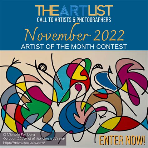 Enter Now S Artist Of The Month Contest Is Open Enter