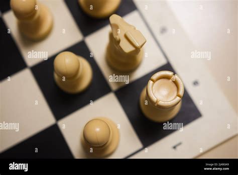 Pieces of chess game Stock Photo - Alamy