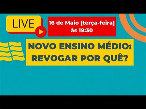 Comit Pe Novo Ensino M Dio Revogar Por Qu Youtube