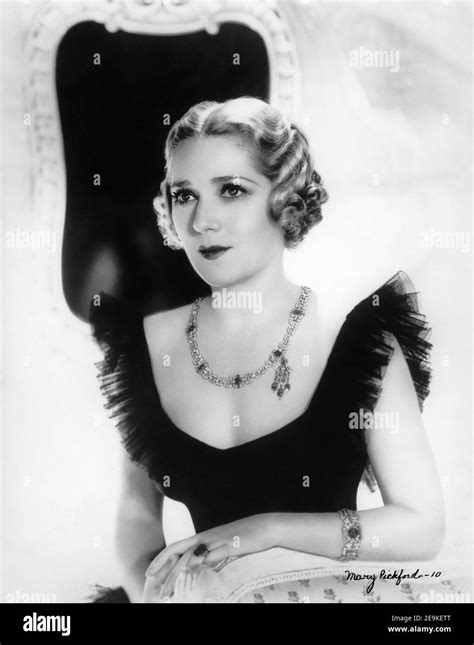 Mary Pickford Portrait By George Hurrell Publicity For Secrets