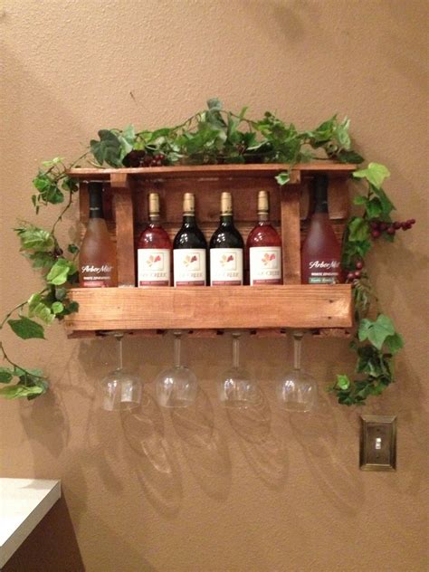 Wine Rack Made From Recycled Pallets Recycled Pallets Wine Rack