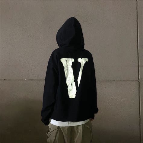 Vlone 3m Reflective New York Big V Hooded Fog High Street Beauty Tide