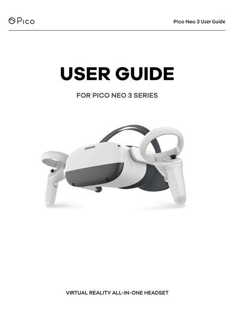 Pico Neo 3 User Guide | VR All-in-One Headset | Safety Instructions