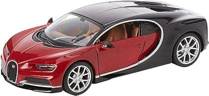 Amazon Maisto Assembly Line Bugatti Chiron Red Black Toys