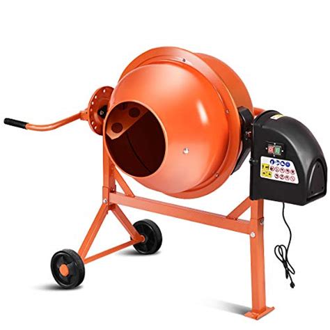 Goplus Electric Cement Mixer Concrete Stucco Mortar Mixer 22 Cubic Ft