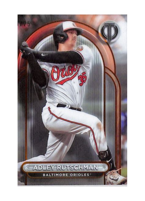 Adley Rutschman Orioles 2023 Topps Tribute Card 51 Limited Edition