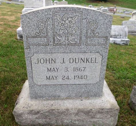 John Jacob Dunkel Find A Grave Memorial