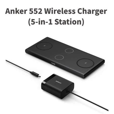 5台同時に充電可能なワイヤレス充電ステーションAnker 552 Wireless Charger 5 in 1 Station 発売