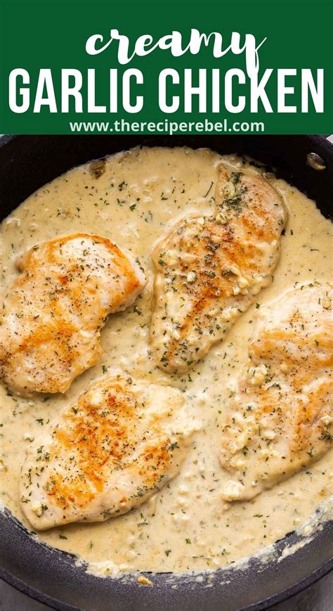 Creamy Garlic Chicken The Recipe Rebel Video