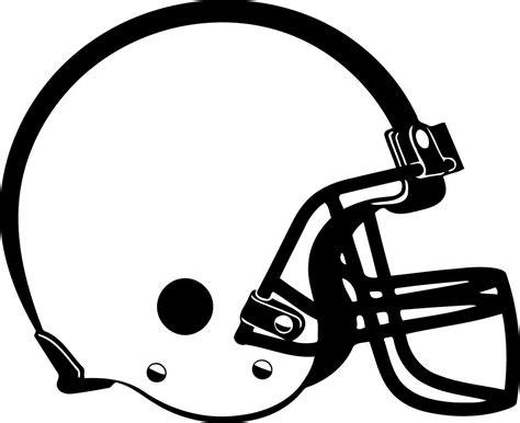 football helmet in black and white 28205703 Vector Art at Vecteezy