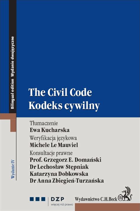 Kodeks Cywilny Civil Code Niska Cena Na Allegro Pl