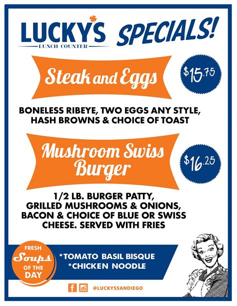 QR Menu — Lucky's Lunch Counter
