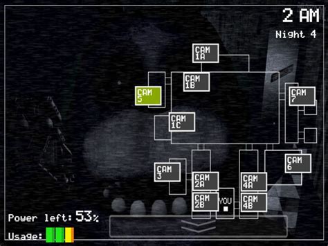 Me Playing Five Nights At Freddys 1 With Bonnie Putting His Face On