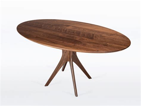 "Kapok" Eliptical Oval Pedestal Table - Nathan Hunter Design