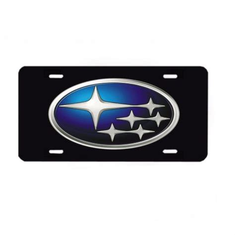 Subaru Novelty Car License Plate | Car license plate, License plate, Subaru