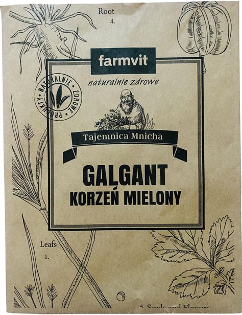 Farmvit Witherba Galgant Korzeń Mielony 50g Opinie I Ceny Na Ceneopl