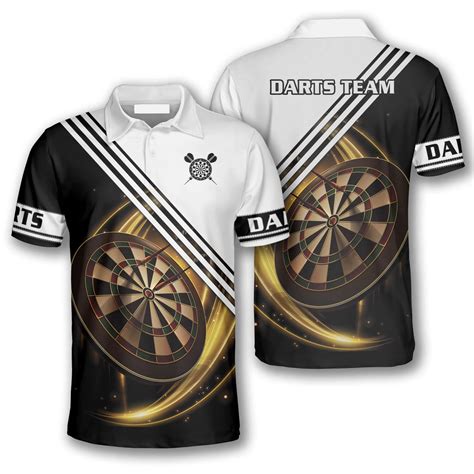 Custom Design Your Own Custom Dart Shirts Jersey Polo With Pockets For