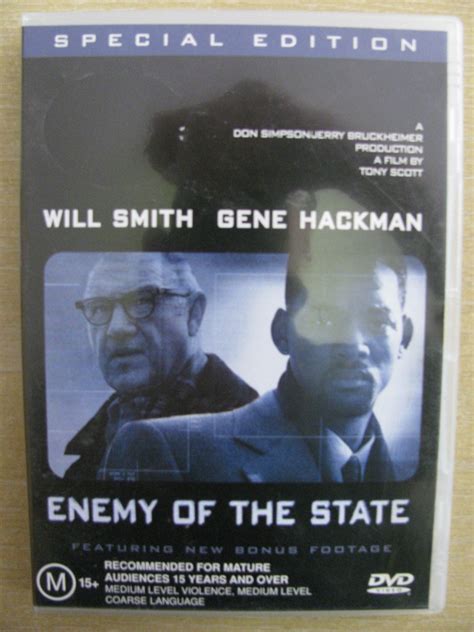 Enemy Of The State Special Edition R4 Dvd Will Smith Gene Hackman Ebay