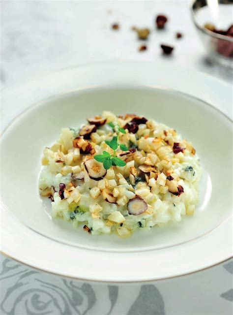 Risotto Van Knolselder Met Hazelnoot En Blauwe Kaas Recepten Njam